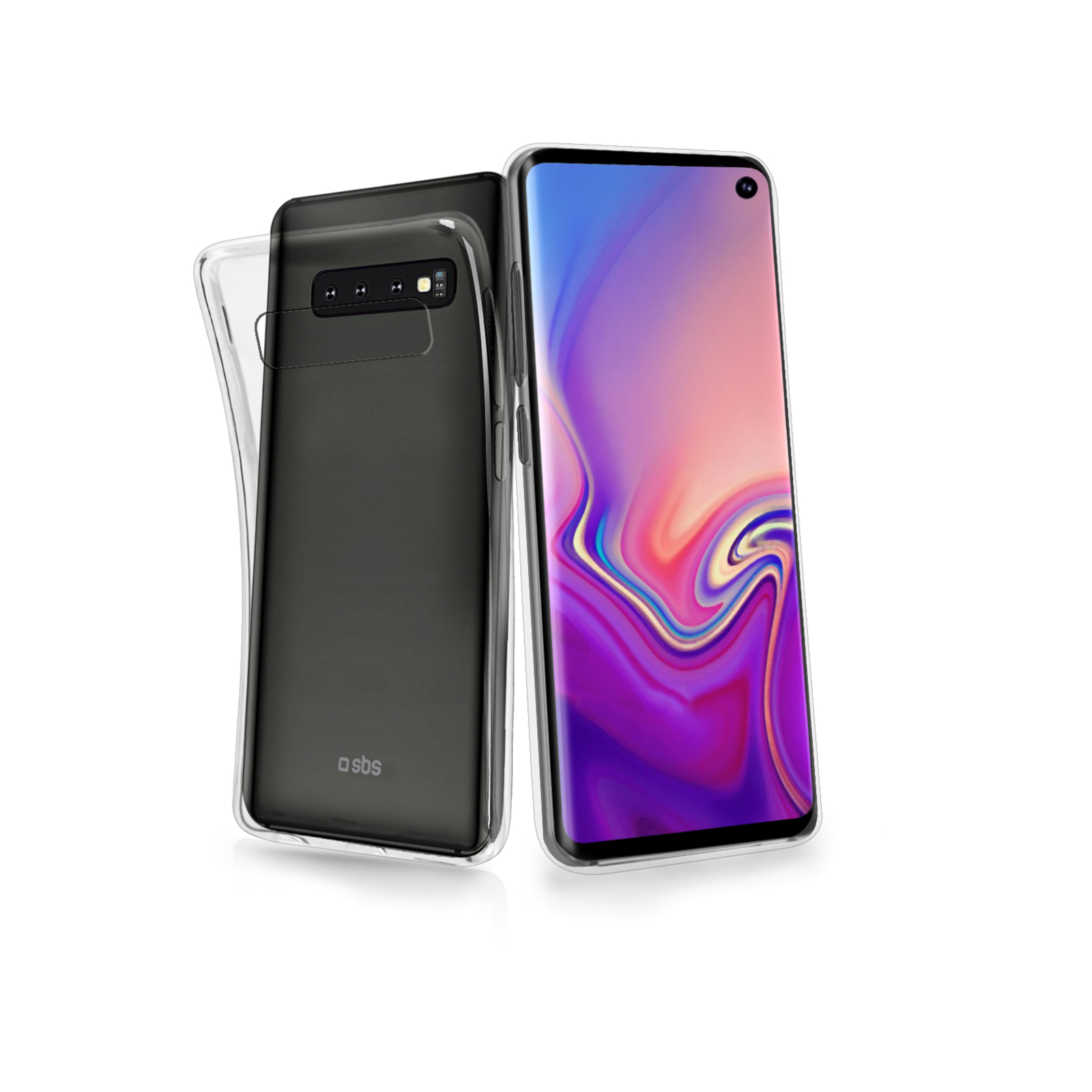 SBS - Puzdro Skinny pre Samsung Galaxy S10, transparentná TESKINSAS10T