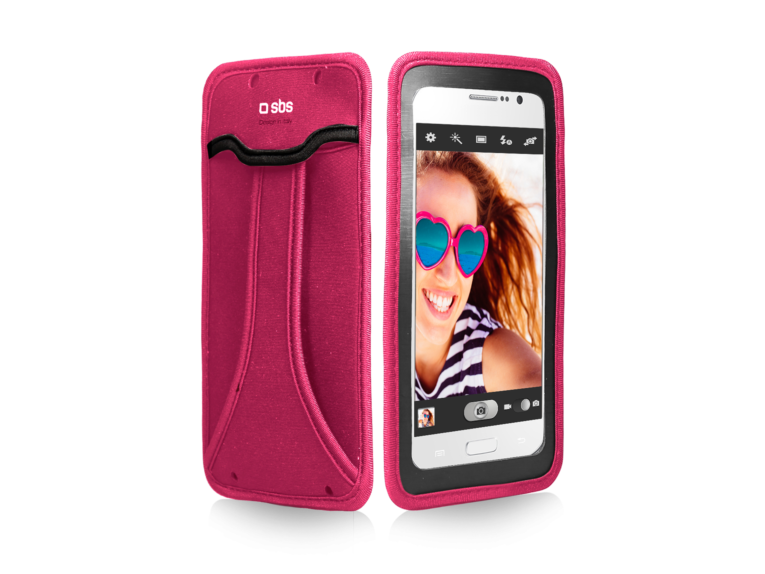 SBS - Puzdro Univerzálne Handy pre smartfóny do 5´´, ružová TEHANDYXLP