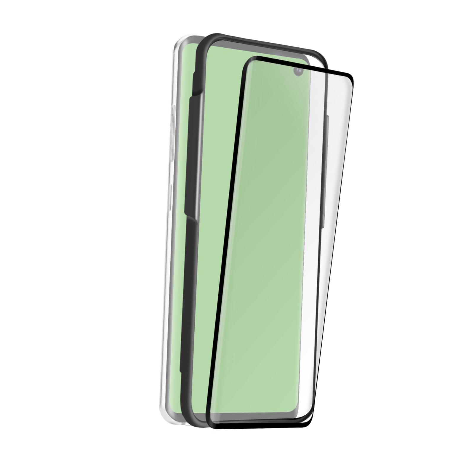 SBS - Tvrdené sklo 4D Full Glass pre Samsung Galaxy S10e, čierna TESCREEN4DSAS10CK