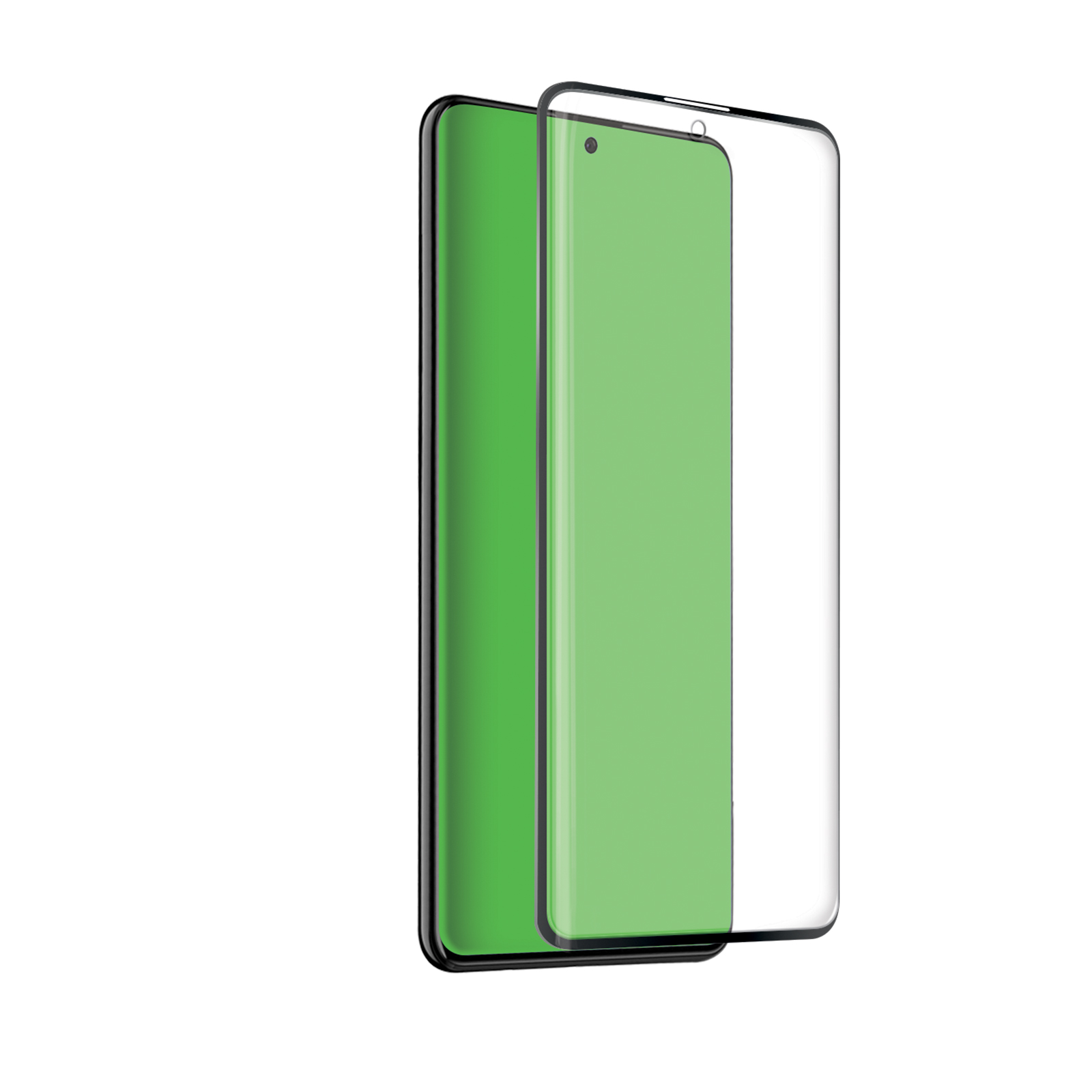 SBS - Tvrdené sklo 4D Full Glass pre Samsung Galaxy S20 Ultra, čierna TESCR4DSAS11P