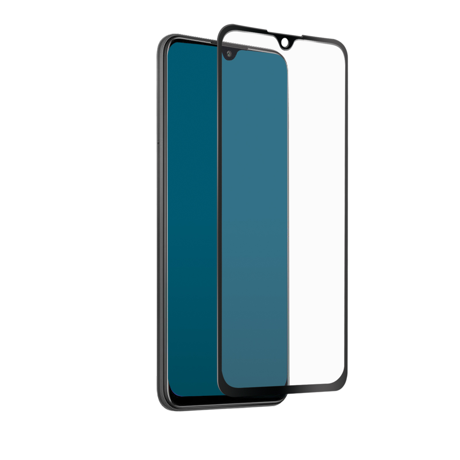 SBS - Tvrdené sklo Full Cover pre Xiaomi Redmi 10, čierna TESCRFCXIR10K