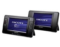 Scott TSX 710 Pack Prenosný DVD prehrávač do auta s 2 LCD 3250110017895
