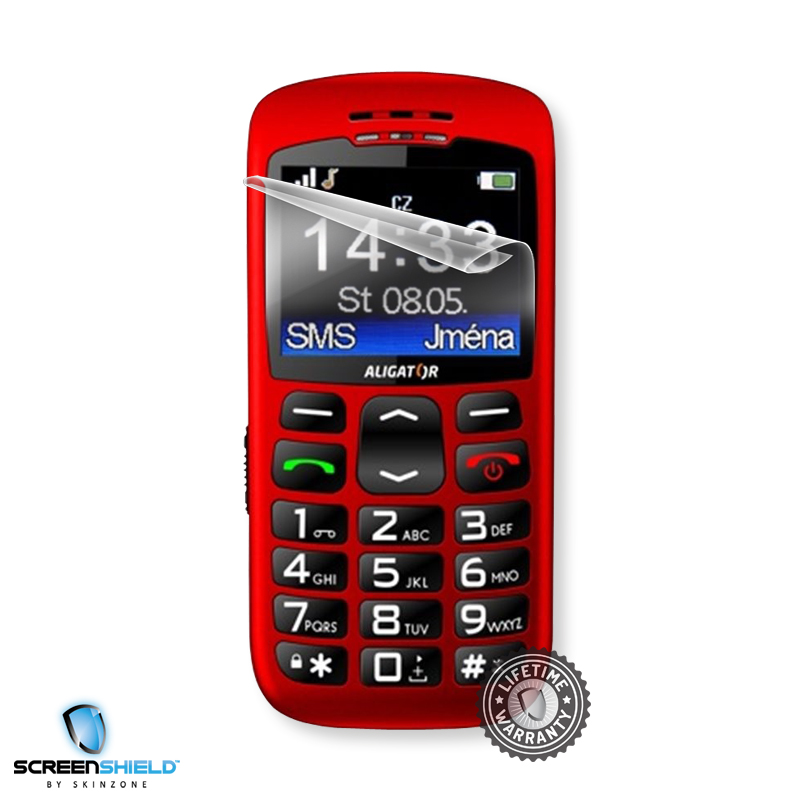 Screenshield ALIGATOR A670 senior folie na displej ALG-A670S-D