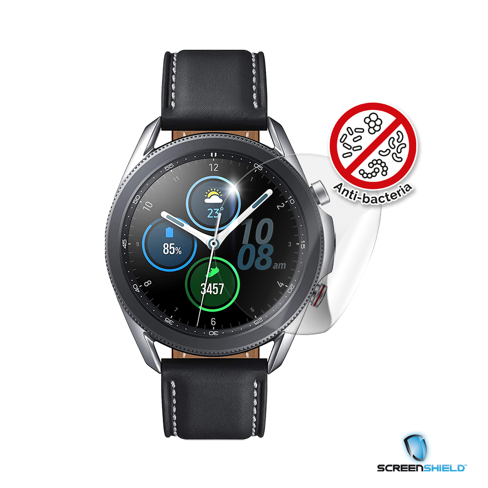 Screenshield Anti-Bacteria SAMSUNG R845 Galaxy Watch 3 (45 mm) folie na displej SAM-R845AB-D