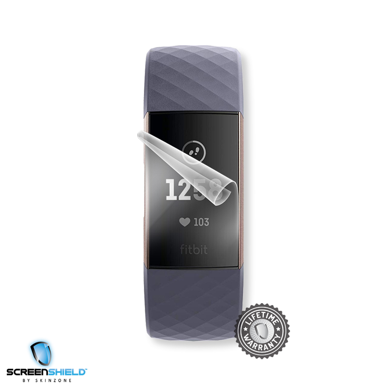 Screenshield FITBIT Charge 3 folie na displej FTB-CHRG3-D