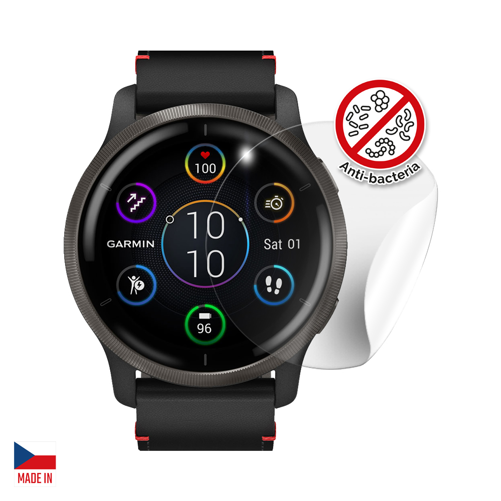 Screenshield fólie na displej Anti-Bacteria pro GARMIN Venu 2 Plus GAR-VEN2PLAB-D