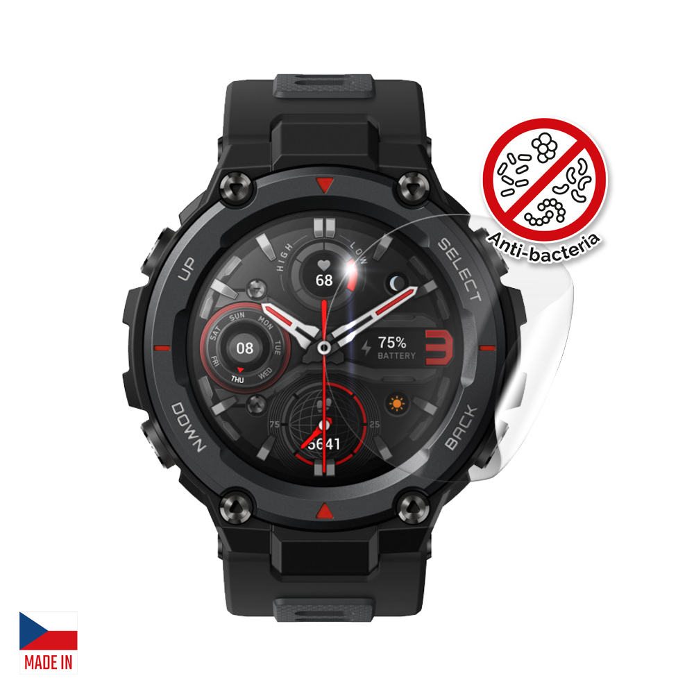 Screenshield fólie na displej Anti-Bacteria pro XIAOMI Amazfit T-Rex Pro XIA-AFTREXPRAB-D
