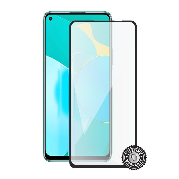 Screenshield HUAWEI Honor 30s Tempered Glass protection (full COVER black) HUA-TG25DBHON30S-D