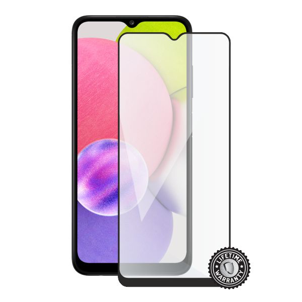 Screenshield SAMSUNG A037 Galaxy A03s (full COVER black) Tempered Glass Protection SAM-TG25DBA0371-D