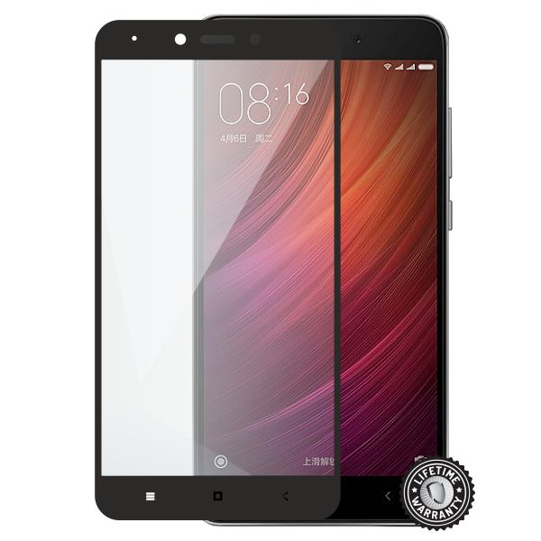 Screenshield™ XIAOMI Redmi Note 4 Tempered Glass protection (full COVER black) XIA-TG25DBREDNO4-D