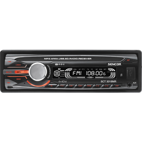 SCT 3018MR autorádio s USB/SD/RDS SENCOR 8590669195220