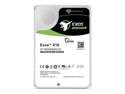 Seagate Exos X16 ST14000NM004G - Pevný disk - šifrovaný - 14 TB - interní - SAS 12Gb/s - 7200 ot/mi