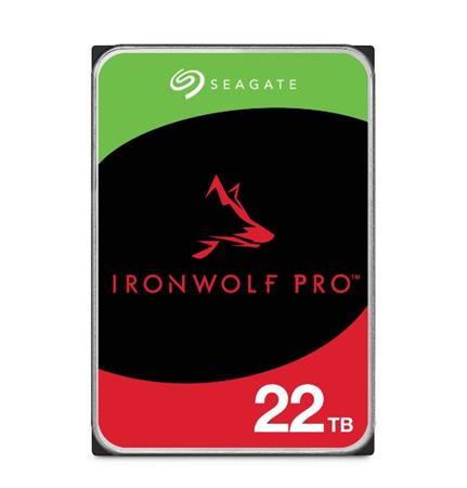 Seagate IronWolf Pro 22TB NAS HDD 7200RPM 512MB SATA 6Gbit/s ST22000NT001