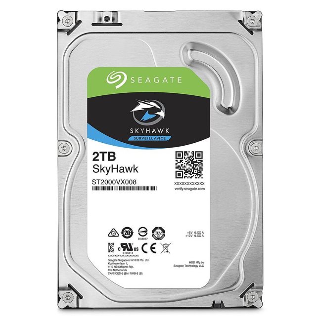 Seagate SkyHawk Surveillance 2TB 5900RPM 64MB SATA III 6Gbit/s ST2000VX008