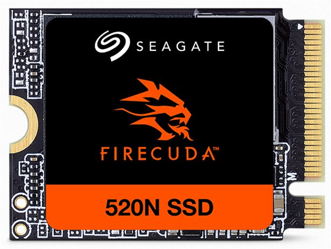 Seagate SSD FireCuda 520N 2,048TB SSD PCIe 4.0 NVMe M.2 2230-S2, r5000MB/s, w3200MB/s, TBW 450TB ZP2048GV3A002