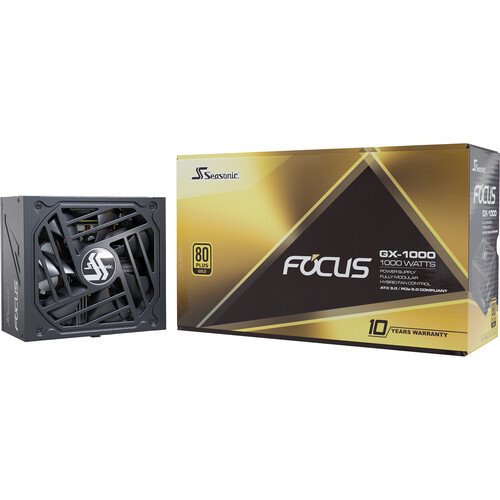SEASONIC zdroj 1000W Focus GX-1000 ATX 3.0, 80+ GOLD (SSR-1000FX3) FOCUS-GX-1000-ATX3.0