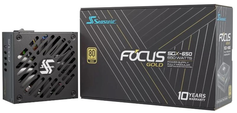 SEASONIC zdroj 650W FOCUS SGX-650, SFX, 80+GOLD SSR-650SGX