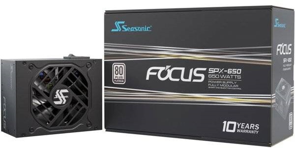 SEASONIC zdroj 650W FOCUS SPX-650, SFX, 80+ Platinum SSR-650SPX