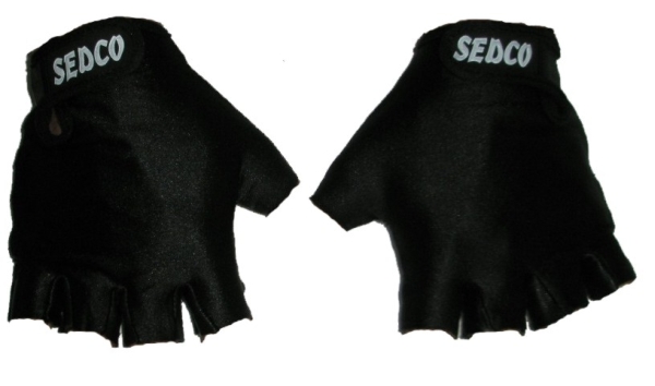 SEDCO Rukavice cyklo-fitnes lycra černá 8595096631495