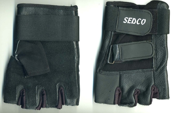 SEDCO Rukavice fitnes kůže 8595096641876