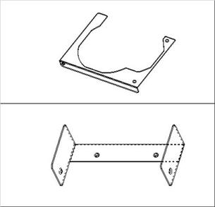 Server Chenbro PSU Bracket,2U, For FSP FSP650-802U Series 84H321410-052