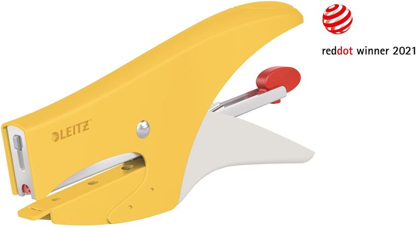 Sešívací kleště Leitz Cosy na drátky No10, teplá žlutá 56450019