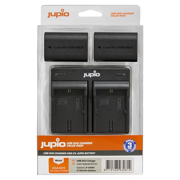 Set Jupio 2x LP-E6NH + Dual Charger pre Canon CCA1011