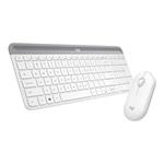 set Logitech slim Wireless MK470 - white, US 920-009205