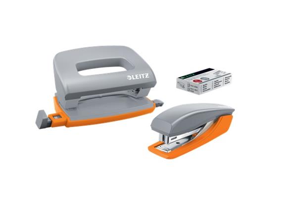 Set mini sešívačky a děrovačky Leitz UrbanChic, tmavě šedá 55996088