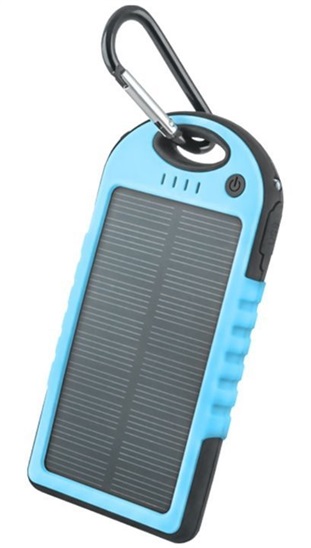 Setty solární power banka 5000mAh modrá 5900495682093