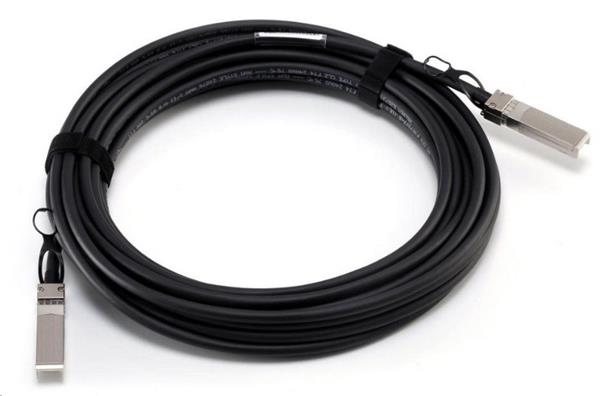 SFP+ pasivní kabel 10Gbps pro lokální propojení dvou aktiv. prvků přes SFP+ sloty, 5m, DEL SFP-PLUS-CABLE-PASS-5m-DEL-BR