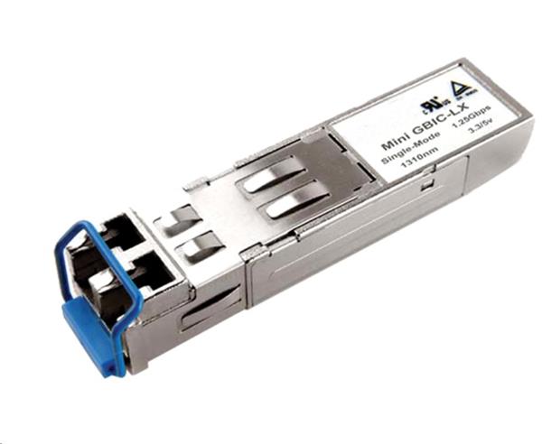 SFP transceiver 1,25Gbps, 1000BASE-LX, SM, 10km, 1310nm (FP), LC dup., 0 až 70°C, 3,3V, DMI, HPE SPS-7110WHPE(J4859DOEM