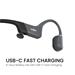 Shokz OpenRun Mini USB-C, Bluetooth sluchátka před uši, černá 0810092679868