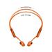 Shokz OpenRun Pro 2 Mini, Bluetooth sluchátka před uši, USB-C, oranžová 0810092679646