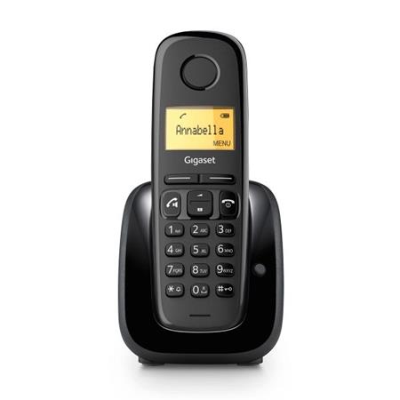 SIEMENS Gigaset A280 - DECT/GAP bezdrátový telefon, černá GIGASET-A280-BLACK