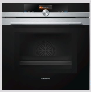 SIEMENS_Pečúca rúra s mikrovlnami - 13 druhov ohrevu, max. výkon: 800 W, activeClean, 3,7" farebný grafický TF HM676G0S1