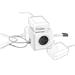 Sieťový kábel 230V predlžovací, CEE7 (vidlica)-POWERCUBE, 3m, EXTENDED USB, šedý, POWERCUBE, 4 zásu 8718444082439