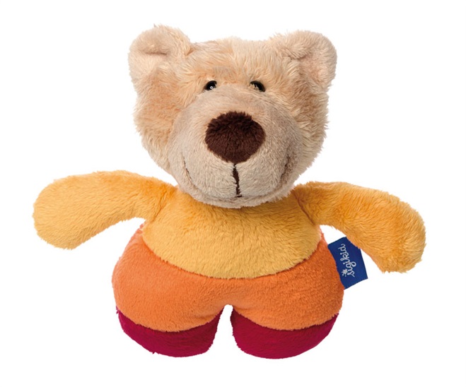 Sigikid Medvídek Blue Line Baby Chrastít 4001190418367