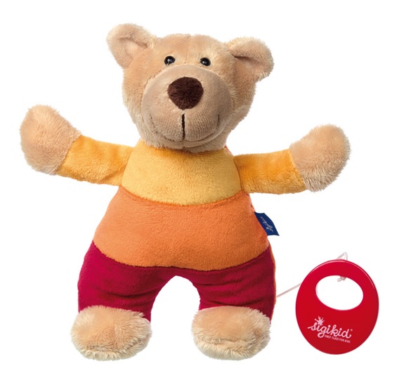 Sigikid Medvídek Blue Line Baby Hrací 4001190418350