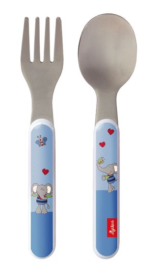 Sigikid Melamin Baby Příbor Lolo Lombard 4001190248759