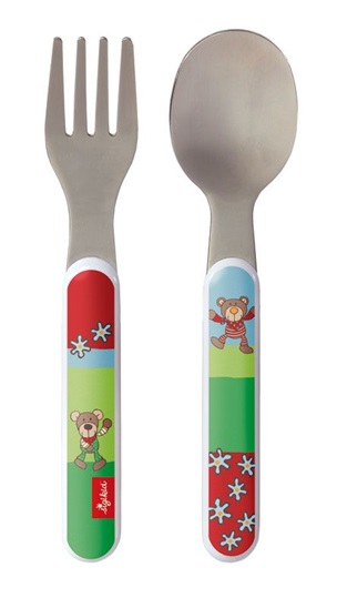 Sigikid Melamin Baby Příbor Wild And Ber 4001190248698