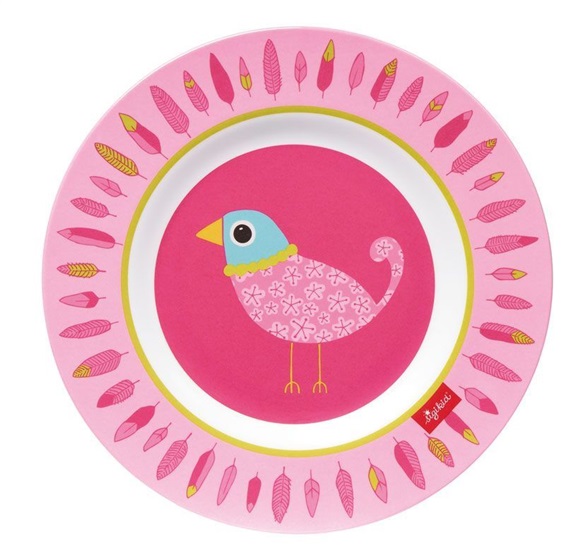 Sigikid Melamin Ptáček Finky Pinky Talíř 4001190247776