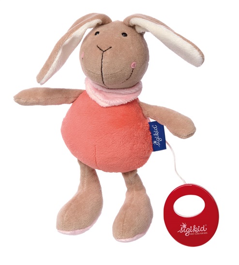 Sigikid Zajíček Blue Line Baby Hrací Mel 4001190418602