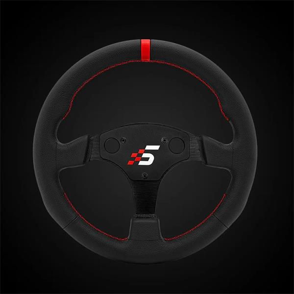 SIMAGIC Round-Shaped Steering Wheel Rim 330 mm, HUB(K) compatible, leather P-330R(K)(LEATHER)