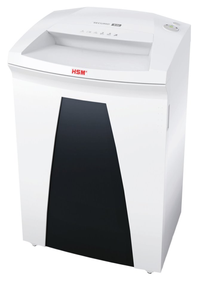 Skartovač HSM Securio B32 DIN 2, proužek 3,9mm, 21 listů, 82l, CD+DVD, Credit Card, sponky, NBÚ HSM Securio B32 3,9