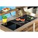 sklenená doska na krájanie Granite, 52 x 38,5 cm, set 2 ks 111515