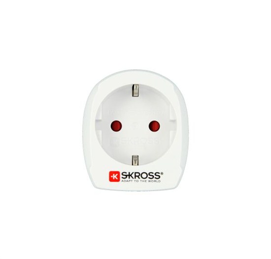 SKROSS cestovný adaptér pre použitie v USA, biely PA29