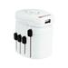 SKROSS Cestovný adaptér SKROSS PRO - World & USB, 6,3A max., uzemnený, vr. univerzálnej USB nabíjačky, pre cellý sv PA41