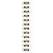 Skrutková svorkovnica 12× 2,5–4 mm2, 450 V, biela