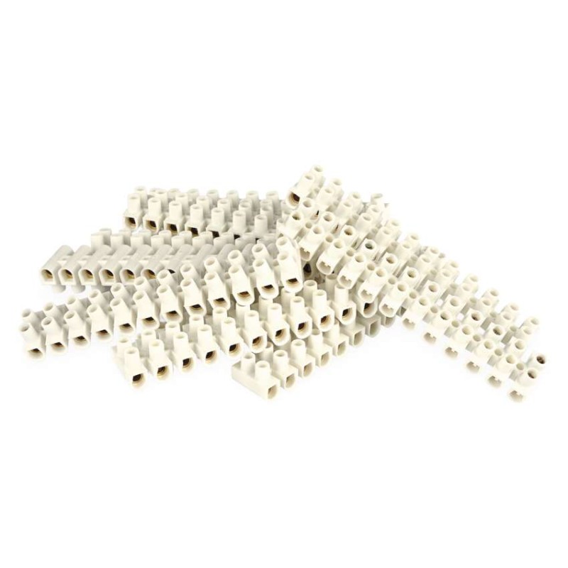 Skrutková svorkovnica 12× 6–10 mm2, 450 V, biela, 10 ks 8592920154892